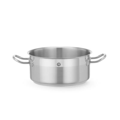 Pánev na dušení nízká, bez víka, HENDI, Profi Line, 2,8L, ⌀200x(H)90mm | 830147